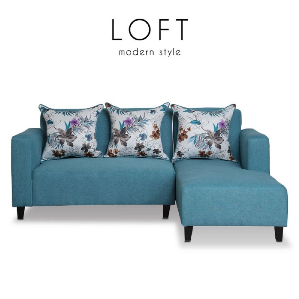 โซฟาเข้ามุมขวา AS FURNITURE LOFT LCBLC94 สีฟ้า