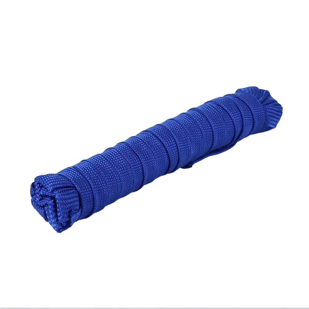 เชือกถักแบน DEXZON 3/4 นิ้ว x 10 เมตร สีน้ำเงิน