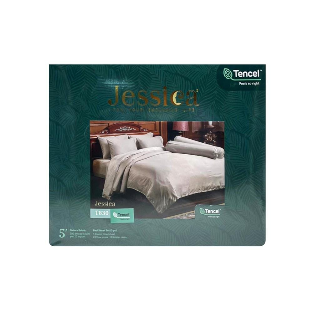 ชุดผ้าปูที่นอน 5 ฟุต 5 ชิ้น JESSICA TENCEL 20165-T830