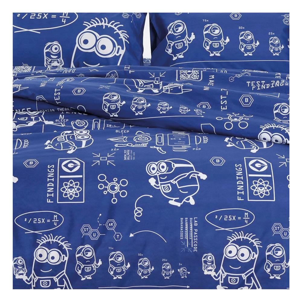 ชุดผ้าปูที่นอน 3.5 ฟุต 4 ชิ้น FOUNTAIN MINIONS 70211FTC130