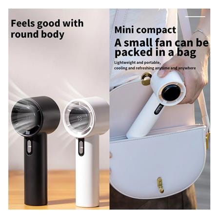 พัดลมพกพา 2 นิ้ว HANDHELD FAN WX-638 สีดำ_3