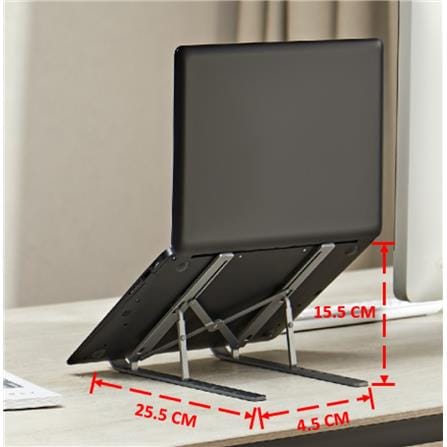 แท่นวางโน้ตบุ๊ก ERGOTREND SKI LAPTOP RISER สีเทา_3