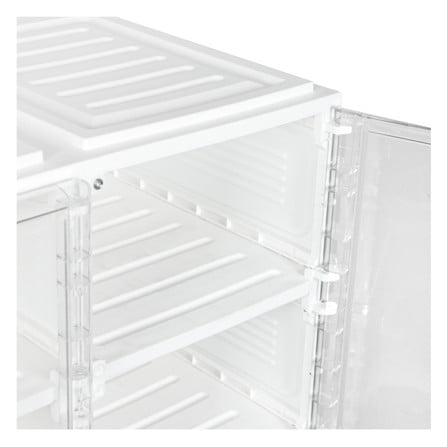 กล่องรองเท้า 12 ช่อง STACKO CLAIRE 53x34x99 ซม. สีขาว/ใส_5