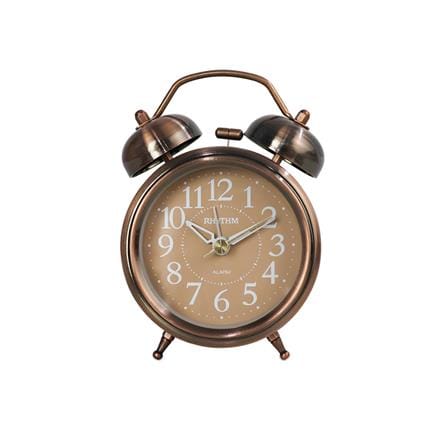 นาฬิกาปลุก RHYTHM CRA861NR35 3.5 นิ้ว สีทองแดง_0