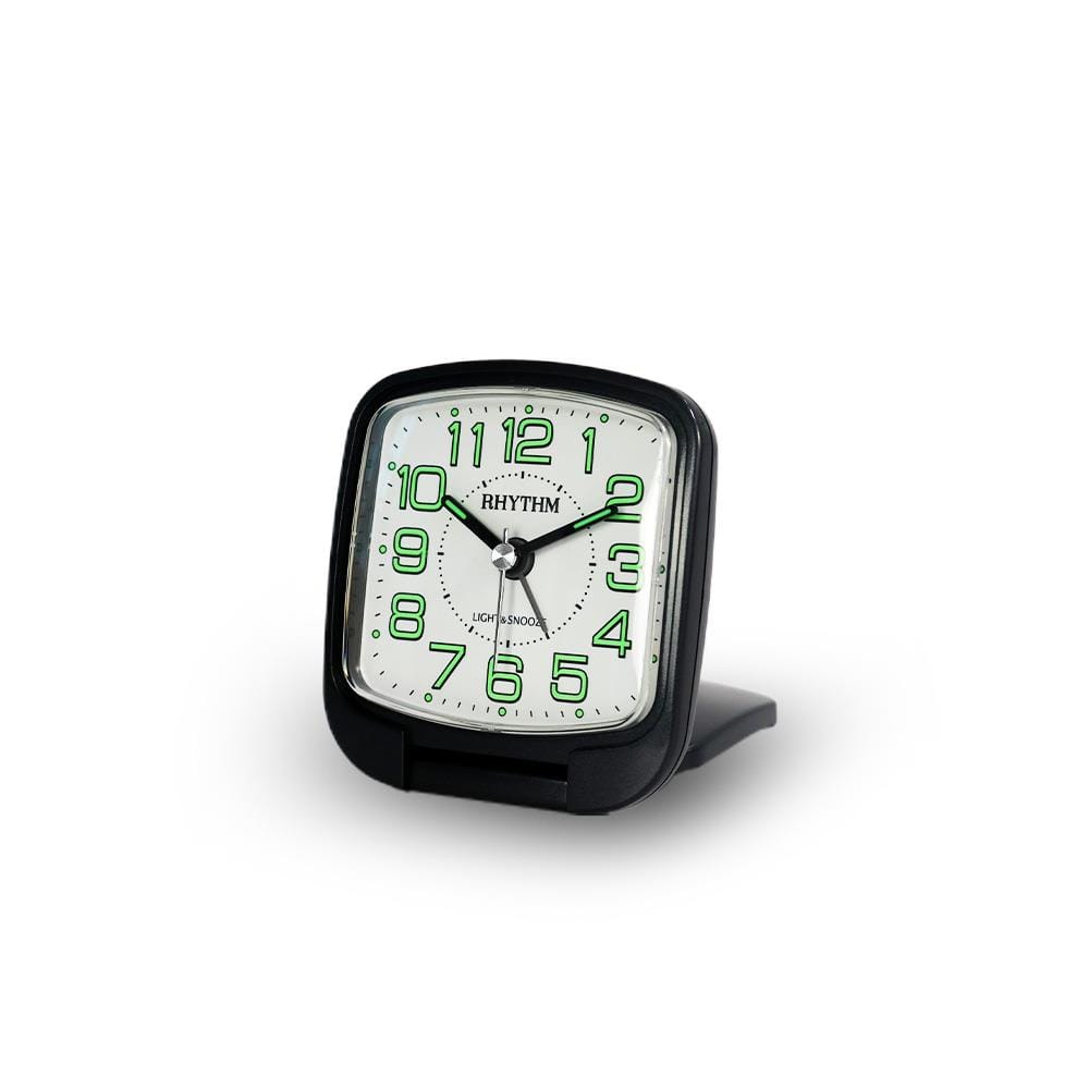 นาฬิกาปลุก RHYTHM CGE602NR02 3 นิ้ว สีดำ