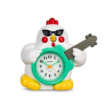 นาฬิกาปลุก RHYTHM CRE321UR03 6.5 นิ้ว สีขาว_0