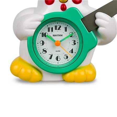 นาฬิกาปลุก RHYTHM CRE321UR03 6.5 นิ้ว สีขาว_1