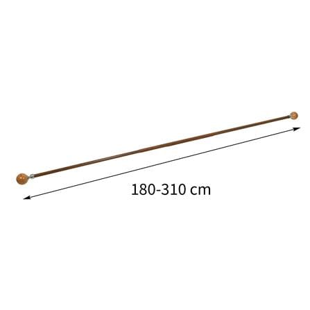 รางเหล็ก ยืดหด HOME LIVING STYLE WOOD BALLS 180-310 ซม. สีโอ๊ค_4