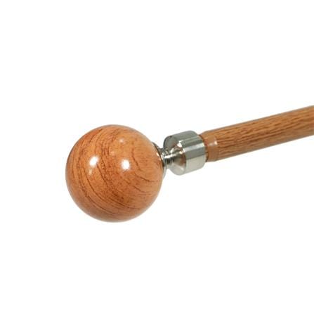 รางเหล็ก ยืดหด HOME LIVING STYLE WOOD BALLS 180-310 ซม. สีน้ำตาล_1