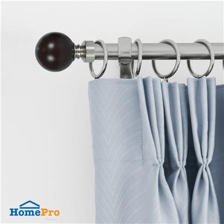 หัว-ท้ายรางม่าน HOME LIVING STYLE DEMBEL 25 มม. สีโอ๊ค แพ็ก 2 ชิ้น_3