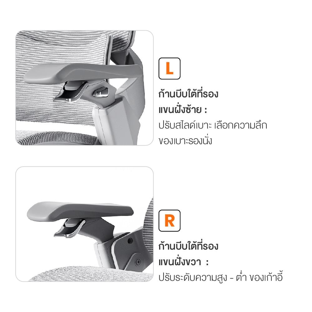 เก้าอี้สุขภาพ ERGOTREND ULTIMATE SPACIO สีดำ