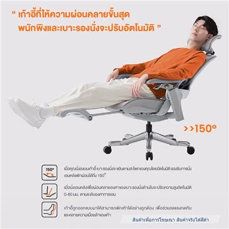 เก้าอี้สุขภาพ ERGOTREND ULTIMATE SPACIO สีดำ_4