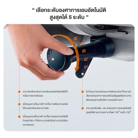 เก้าอี้สุขภาพ ERGOTREND ULTIMATE SPACIO สีดำ_6