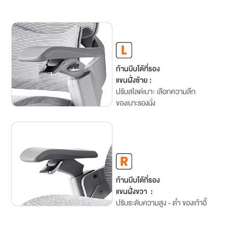 เก้าอี้สุขภาพ ERGOTREND ULTIMATE SPACIO สีดำ_10