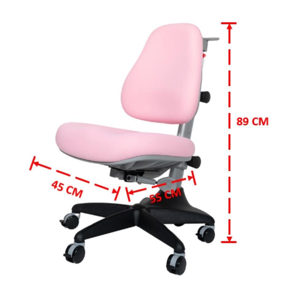 เก้าอี้เพื่อสุขภาพเด็ก COMF-PRO Y518 สีชมพูอ่อน