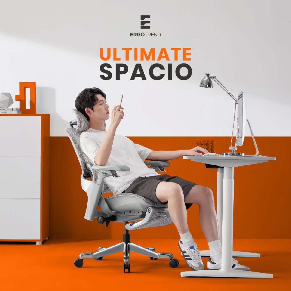 เก้าอี้สุขภาพ ERGOTREND ULTIMATE SPACIO สีเทา