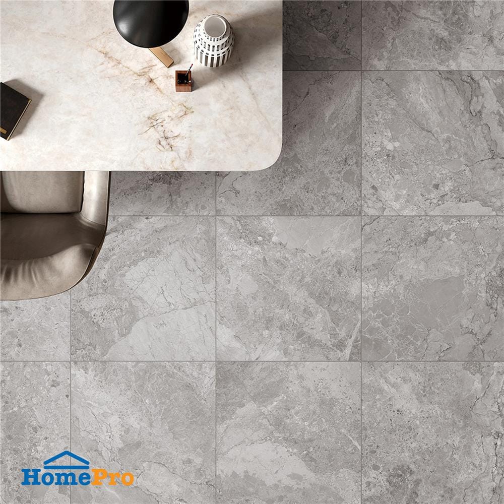 กระเบื้องพื้นพอร์ซเลน 60x60 ซม. PADUA ดรีมมี่ เทา A 1.44 ตร.ม.
