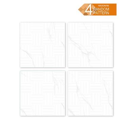 กระเบื้องพื้น 60x60 ซม. TARA เกรซซี่ ขาว A 1.44 ตร.ม._1