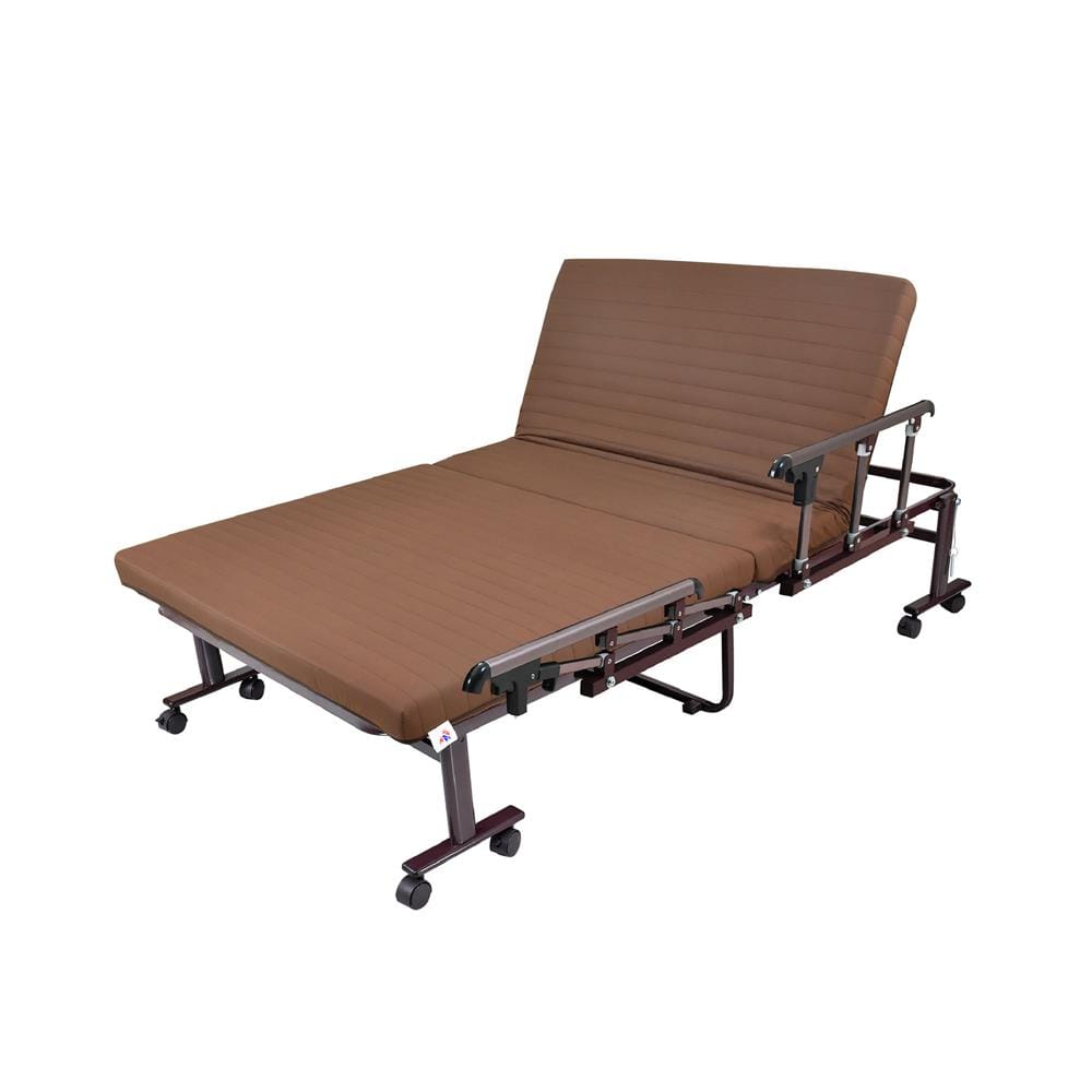 เตียงพับพร้อม TOPPER THAIBULL OLT247-80B 80X190X46 ซม. สีน้ำตาล