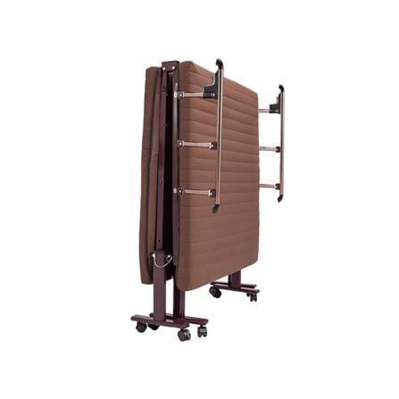 เตียงพับพร้อม TOPPER THAIBULL OLT247-80B 80X190X46 ซม. สีน้ำตาล_2