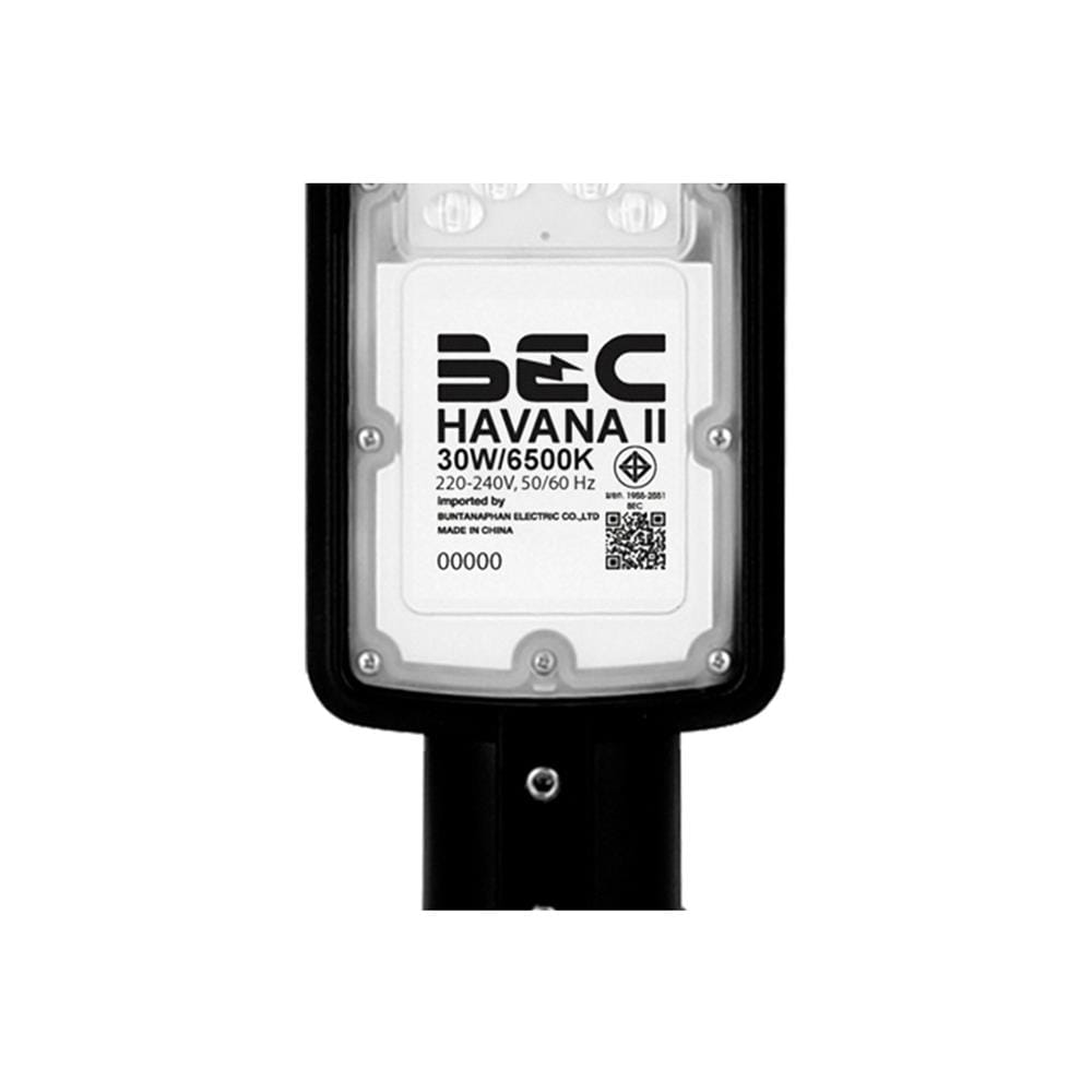 ไฟถนน LED BEC HAVANA II 30 วัตต์ DAYLIGHT สีดำ