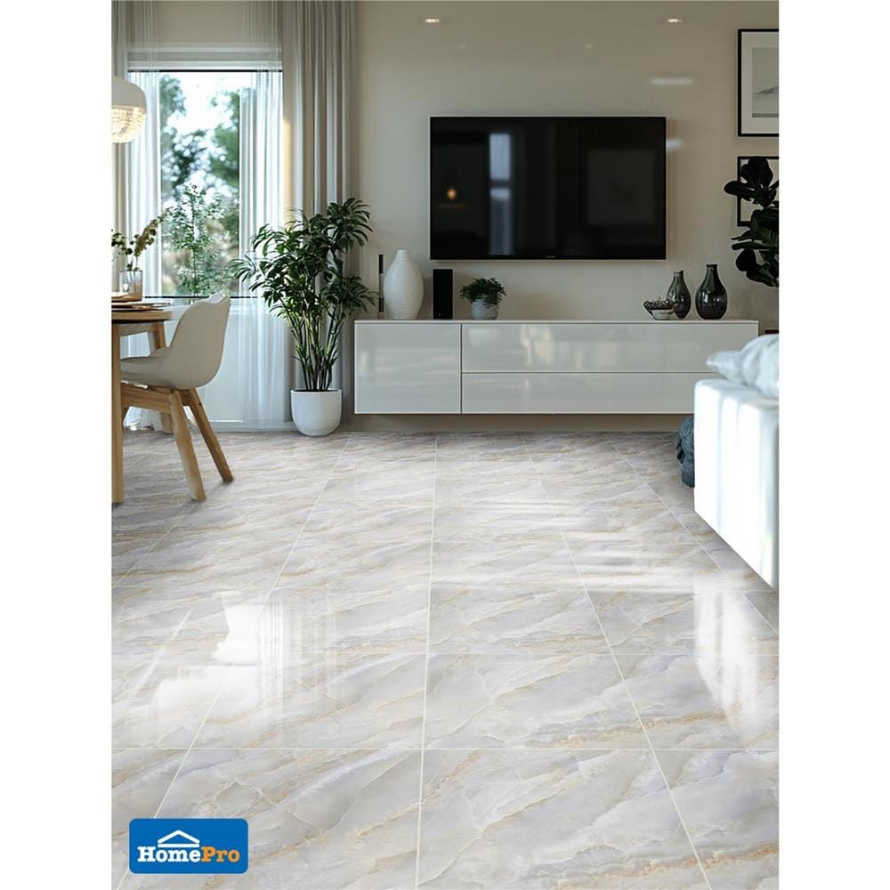 กระเบื้องพื้น 50x50 ซม. TARA บอร์เต เบจ A 1 ตร.ม.