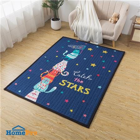 แผ่นอเนกประสงค์ HOME LIVING STYLE STAR 150X200 ซม. สีน้ำเงิน_7