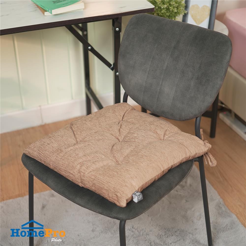 เบาะรองนั่ง HOME LIVING STYLE FLINT 18X18 นิ้ว สีน้ำตาล