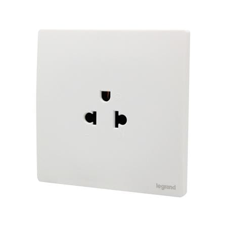 เต้ารับเดี่ยว 3 ขา BTICINO MALLIA SENSES S281103MW สีขาว_1