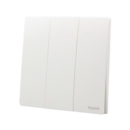 ชุดสวิตช์ 1 ทาง 3 ช่อง BTICINO MALLIA SENSES S281004MW สีขาว_1