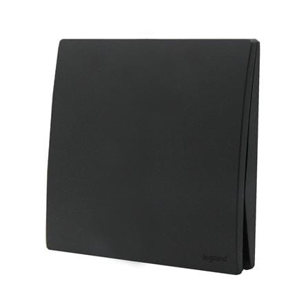 ชุดสวิตช์ 2 ทาง 1 ช่อง BTICINO MALLIA SENSES S281001MB สีดำ_1