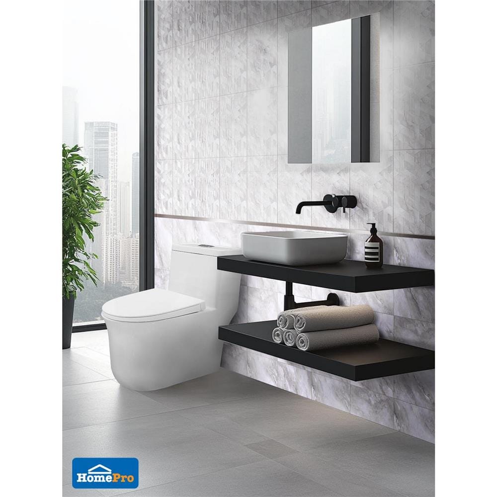 กระเบื้องผนัง 25x40 ซม. TARA อาร์กัส มาร์เบิล ไวท์ A 1 ตร.ม.