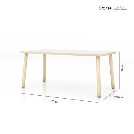 โต๊ะสำหรับเด็ก OYAKOO HARPER 120 ซม. สีขาว_4