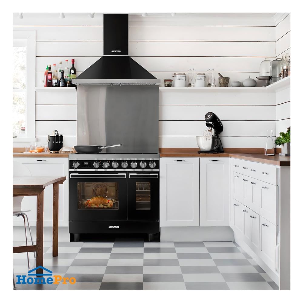 เครื่องดูดควันกระโจม SMEG KPF9BL 90 ซม.