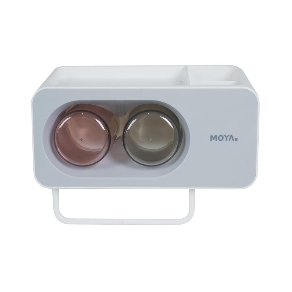 ที่ใส่แปรงสีฟัน MOYA E2111 สีขาว-เทา