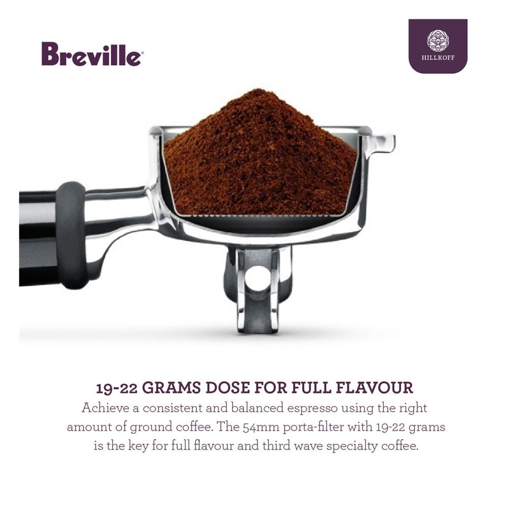 เครื่องชงกาแฟ BREVILLE BES878 สีเงิน