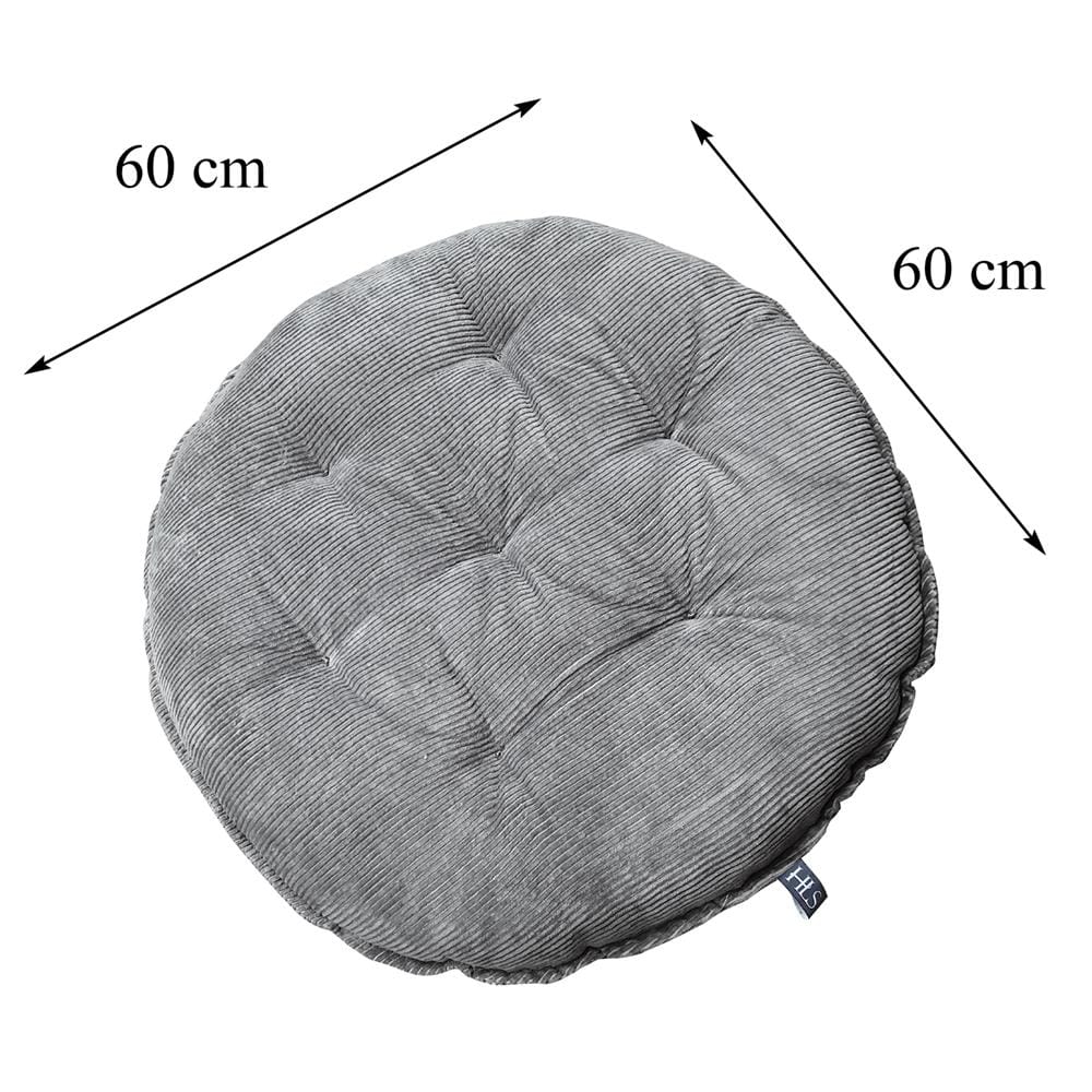 เบาะรองนั่ง HOME LIVING STYLE FLINT 24X24 นิ้ว สีเทา