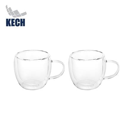 แก้วหู 100 มล. KECH DOUBLE WALL C (แพ็ก 2 ใบ)_1