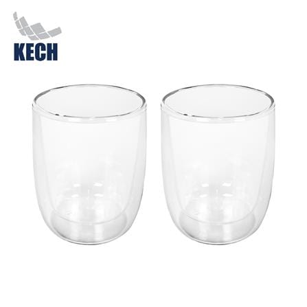 แก้วน้ำ 250 มล. KECH DOUBLE WALL S (แพ็ก 2 ใบ)_0