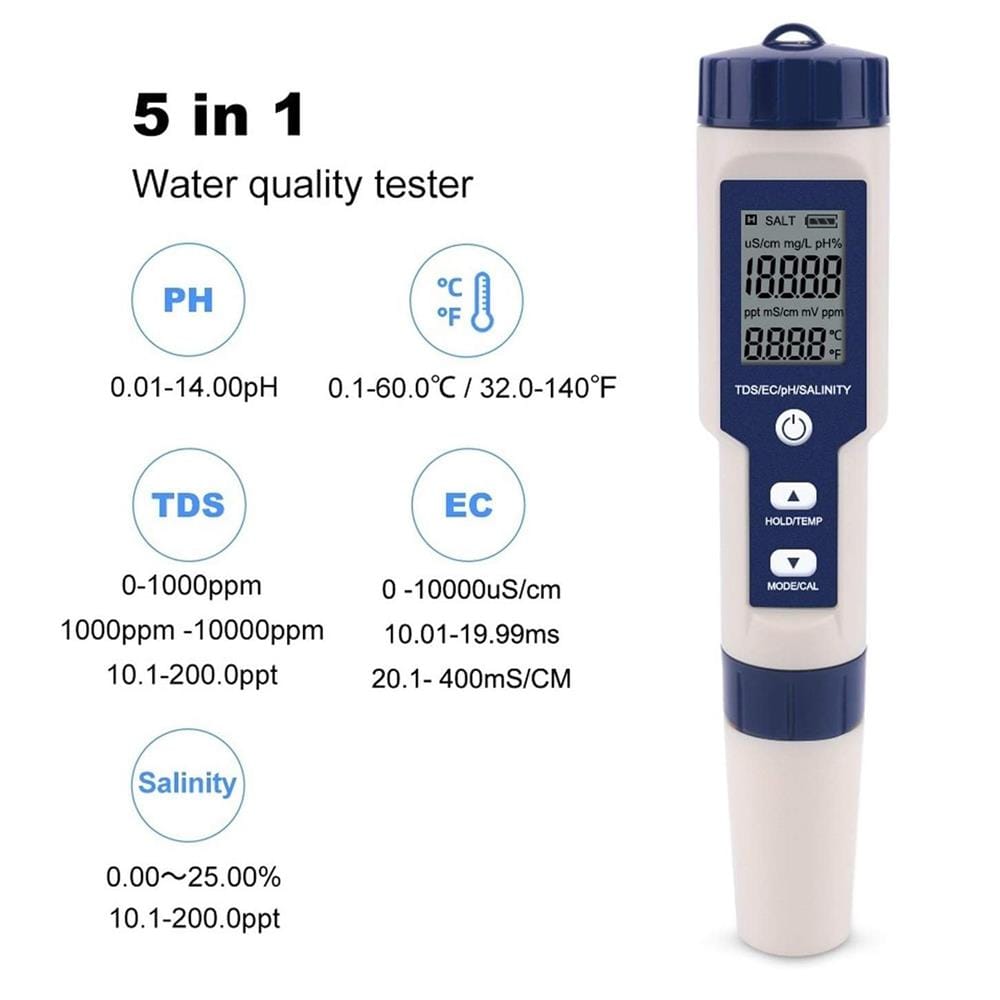เครื่องวัดสภาพน้ำ VALINA 5 IN 1