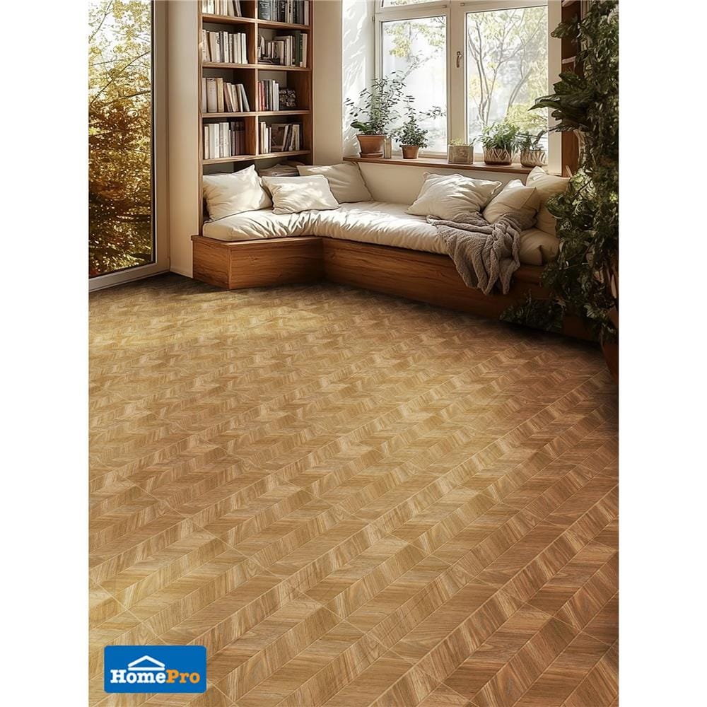 กระเบื้องพื้น 50x50 ซม. TARA เตมูจิน น้ำตาล A 1 ตร.ม.