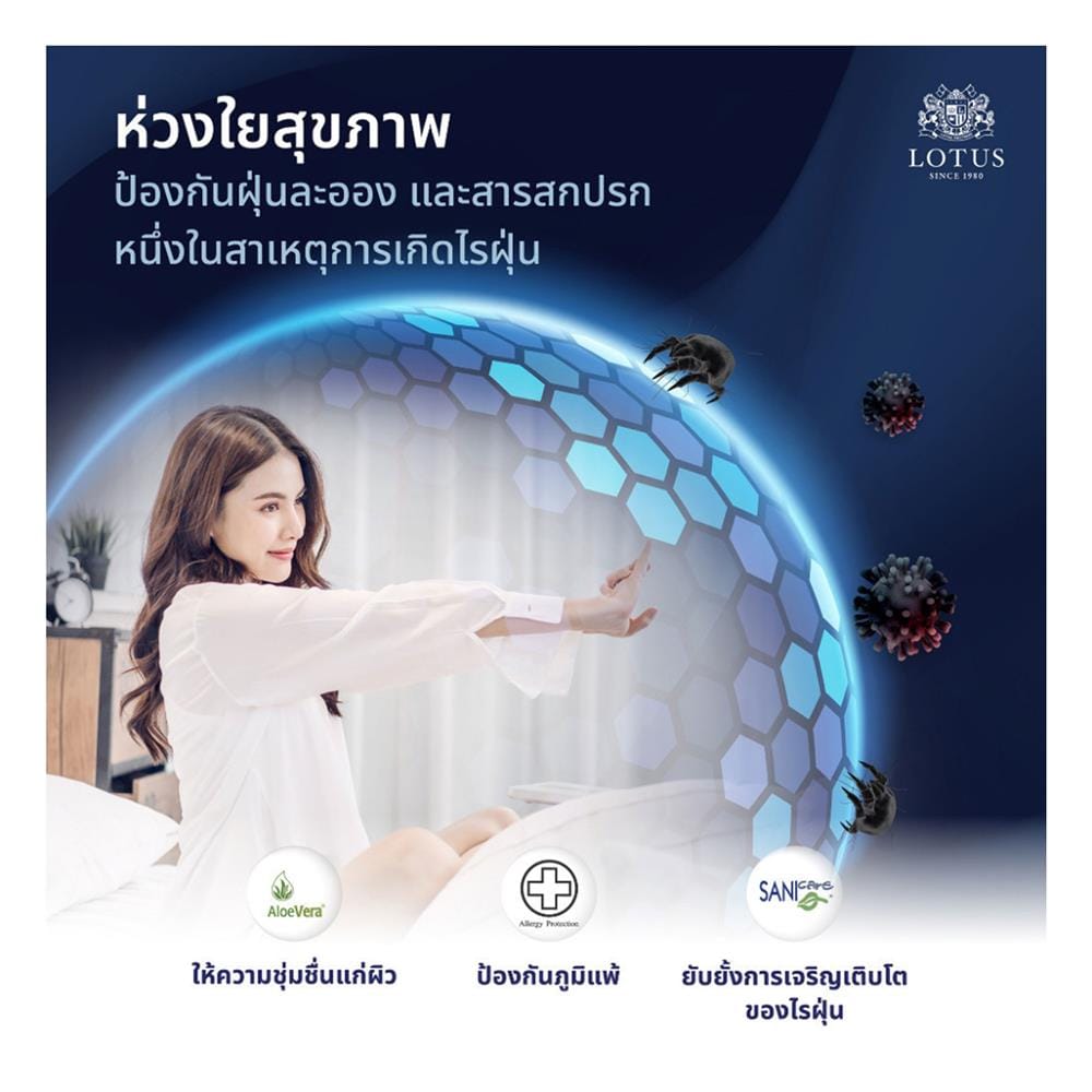 ที่นอนสปริง 5 ฟุต LOTUS รุ่น ANGELUS