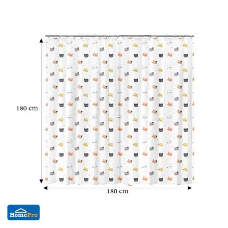 ม่านห้องน้ำ POLYESTER MOYA MCDC00049 180X180 ซม._6