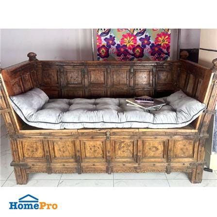 เบาะรองนั่ง HOME LIVING STYLE LARGO 24X65 นิ้ว สีเทา_4