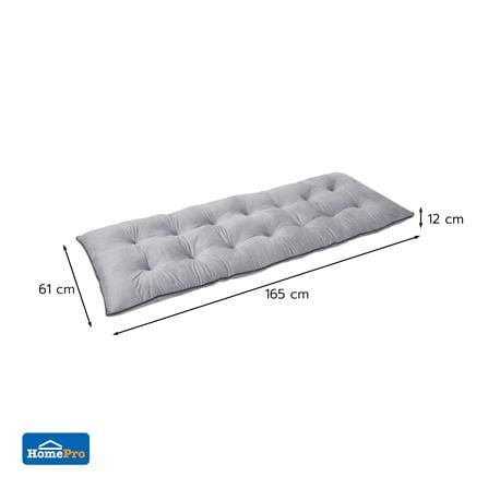เบาะรองนั่ง HOME LIVING STYLE LARGO 24X65 นิ้ว สีเทา_7