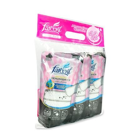 รีฟิลสารดูดความชื้น FARCENT CHARCOAL 350 กรัม แพ็ก 3 ชิ้น_1
