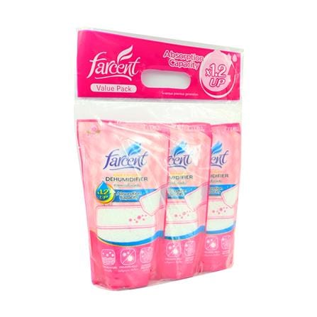 รีฟิลสารดูดความชื้น FARCENT ROSE 350 กรัม แพ็ก 3 ชิ้น_1