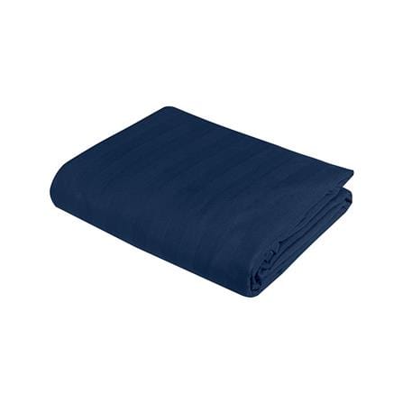 ผ้าปูที่นอน PICASSO MICRO SATIN 110X115 นิ้ว ลายริ้ว สี NAVY BLUE_1