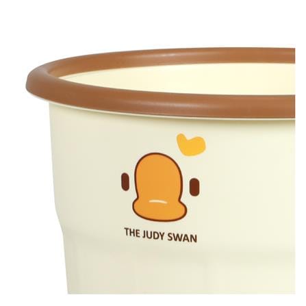 ถังขยะกลม ACCO DUCKY 9.5 ลิตร สีครีม_2