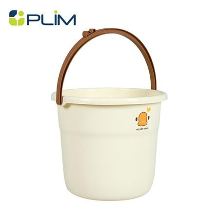 ถังน้ำกลม PLIM DUCKY 16 ลิตร สีครีม_0